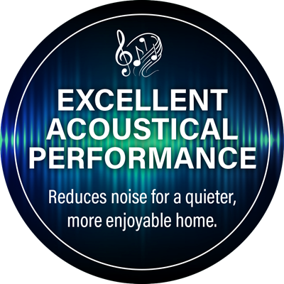 Excellent Acoustical Performance
